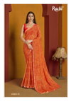 Simayaa 12 By Ruchi Chiffon Saree With Attached Border Online Wholesale